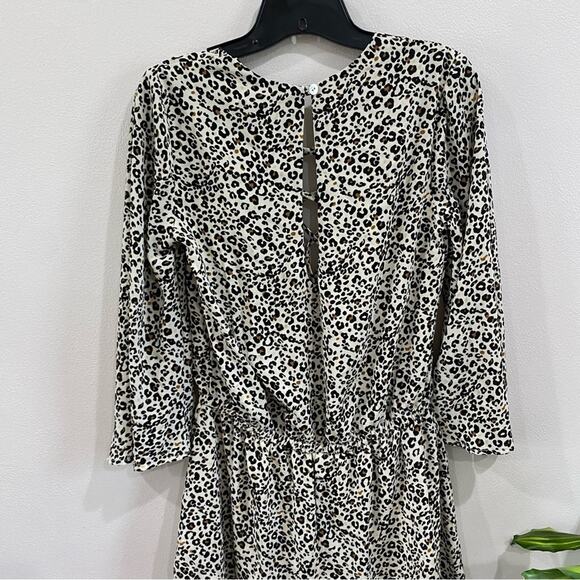 Show Me Your Mumu Tillie Tie Romper Women Cheetah Print Boho Resort Wear Size S - Picture 8 of 10